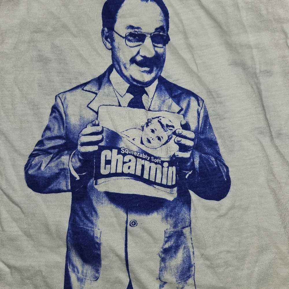 Vintage 80s Charmin Mr Whipple "I got caught in the act" Single Stitch Shirt
